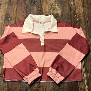 Derek Heart Crop Rugby Top (M)